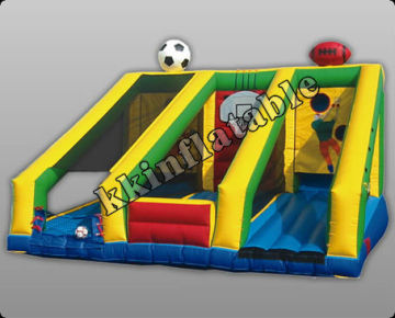 2013 inflatable goal post, inflatable basketball throw games