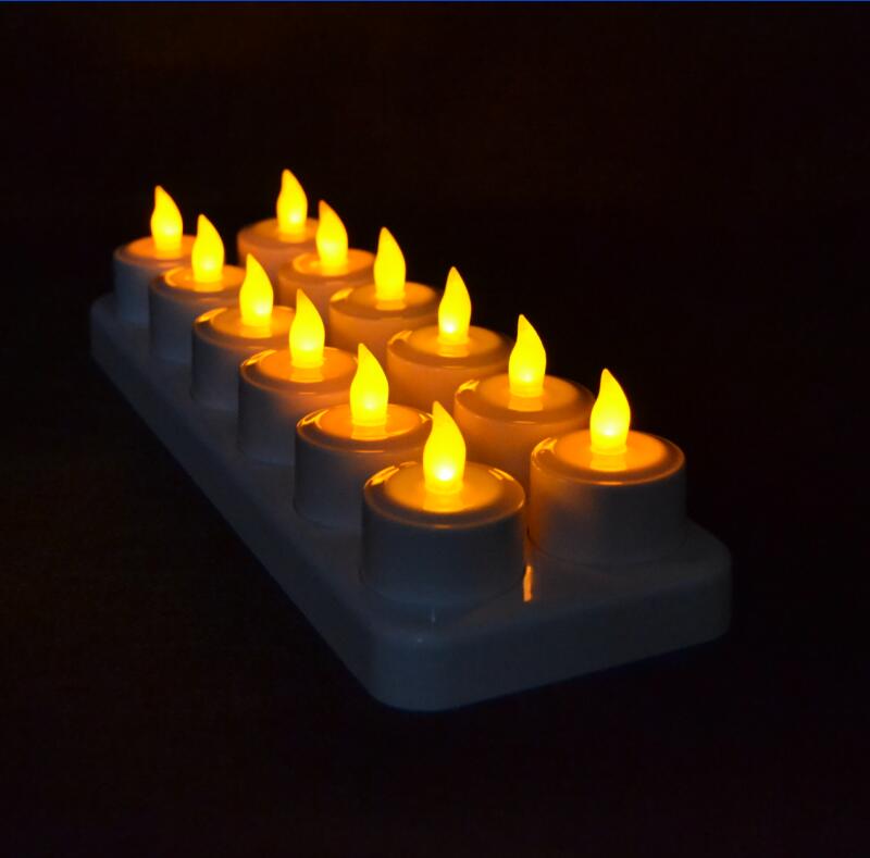 Remote Control Electric Rechargeable Tea Lights