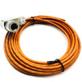 M12A Plug Sensor Cable Conjunto