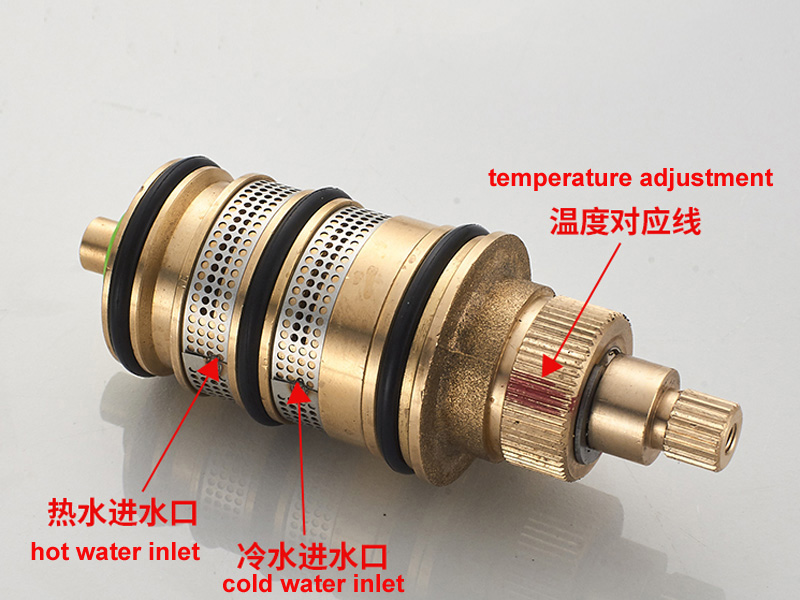 Thermostatic Valve Faucet Cartridge Bath Mixer Tap Shower Mixing Valve
