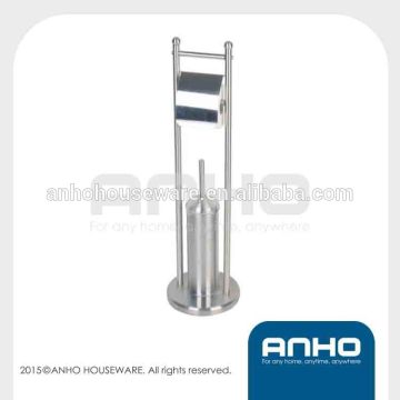 Stainless Steel Toilet Brush Stand and Roll Holder