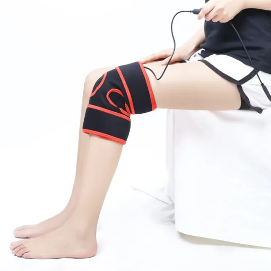 Knee pain relief far infrared electric heating pad