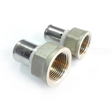 High quality precision 90 degree brass pipe connector fitting female equal male elbow