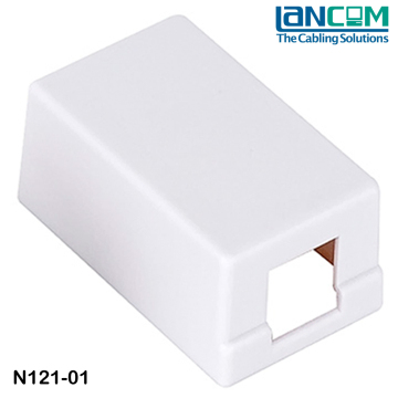 Lancom OEM,ODM factory branded designer surface mount box one port RJ45