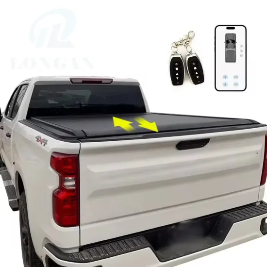 Electric Rolling Shutter Pickup Truck Tonneau Cover in Aluminum for Toyota Tacoma