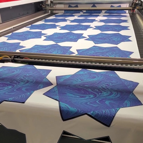Bintang aliran dengan LED LED dilepas dan dapat diganti 18 &#39;&#39; 28&#39;&#39;Dapo Star Spinning Cloth Double Side Print for Dance