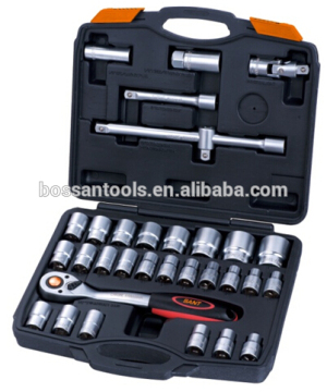 32 Pcs 1/2 plastice box drive metric socket set
