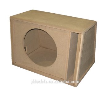 Good quality 12" subwoofer wooden enclosure 20mm thickness MDF wooden Made from JLAUDIO OEM factory