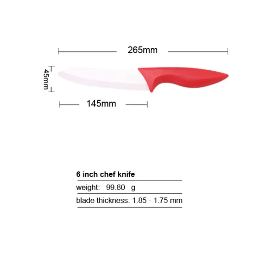 6 Inches Ceramic Knife Chef Knife