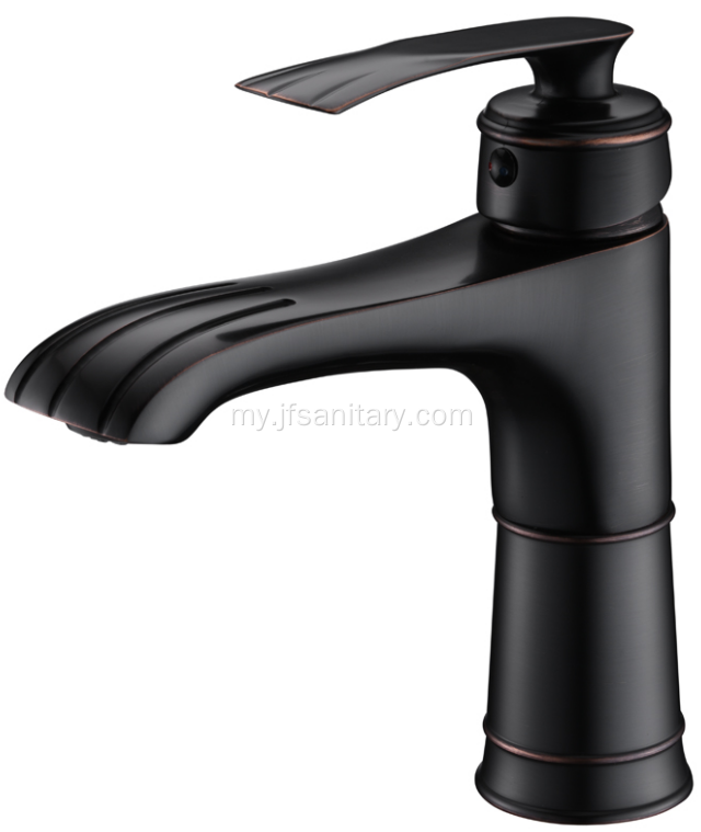 ORB Black Brass Basin Faucet Deck Mounted Faucet