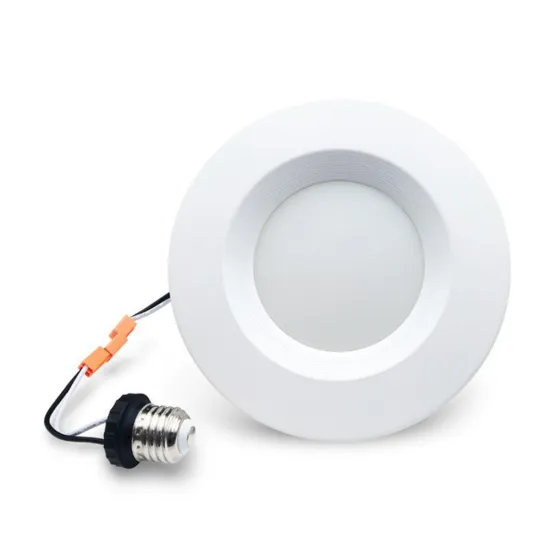 IP44 Indoor Ceiling Recessed Downlight Fixture - 9W E26 Retrofit Can Light