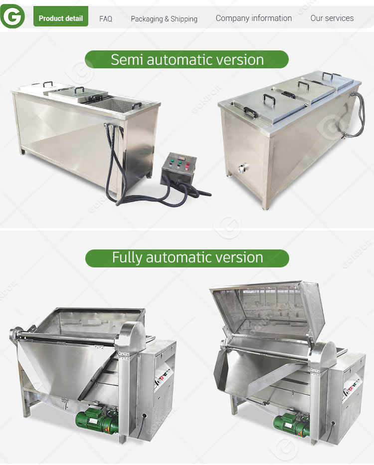 Automatic Cassava Garri Fryer And Banana Plantain Chip Water Fryer For ...