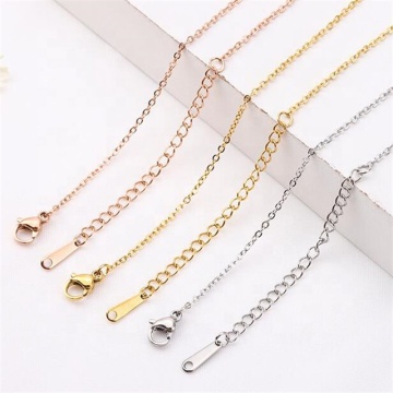 Iywu Aceon Stainless Steel 1.5mm Pendant Charm Necklace