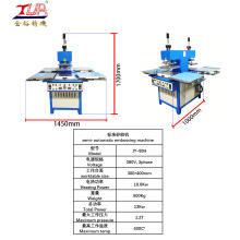 4 siteshoni awiri mutu embossing nsalu makina