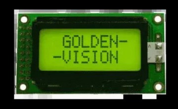 COB Monochrome LCD Module 8x2