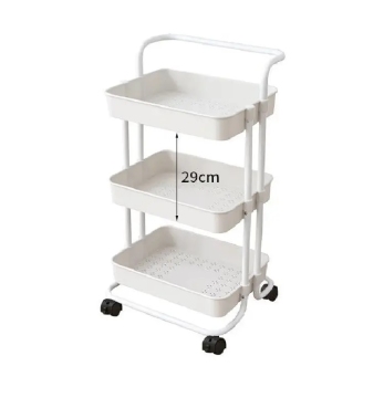 3 Tier Kitchen Office Storage Organizer Shelf Rack Cart