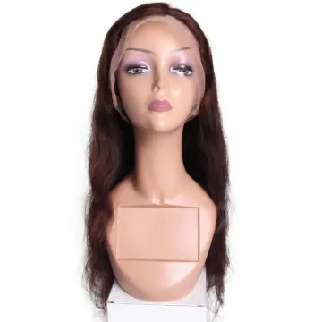 Wholesale 360 lace front wig human hair brown color