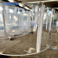 Above ground clear 80mm 120mm wall panels 100mm acrylic sheets for swimming pool window