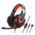 headset gaming pencahayaan LED cetakan pribadi