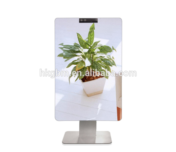 Smart Mirror commercial 55 inch Totem Intel 1037/i3/i5 advertising sign, PC double screen, Network double screen