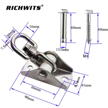 Rigging hardware Full set 304 stainless steel swing chair hammock accessories