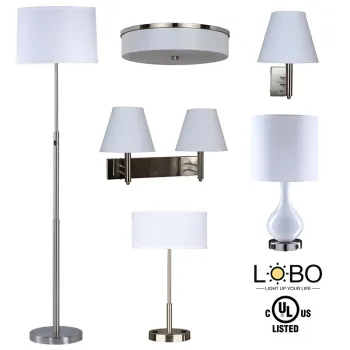 Customizable Quality Inn Single/Twin Room Lamp with Convenience Outlet - UL Listed