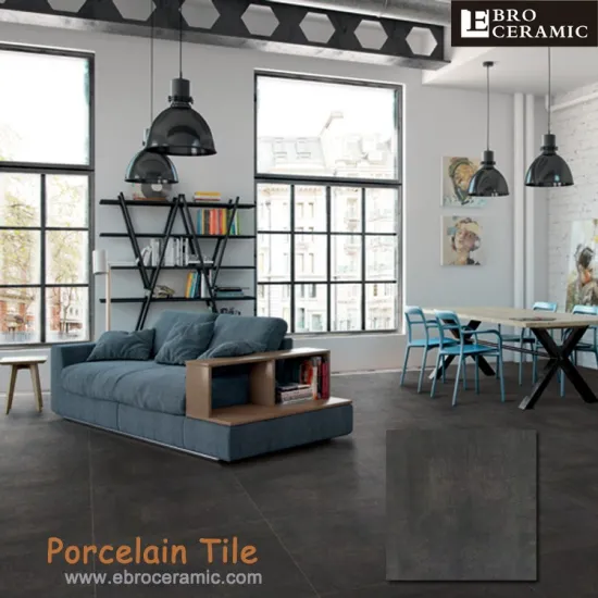 Bathroom tile design dark color floor tile price in pakistan porcelain tile fro buidling material 600x600mm 66LV06