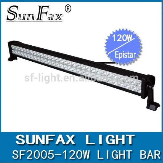 High intensity brightness IP68 10-30v 21.5inch 120w led light bars, leds work light bars for boat farming agriculture trucks