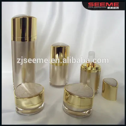 15ml 30ml 50ml triangle shape pump cosmetic skincare bottle facial treatment essence bottle