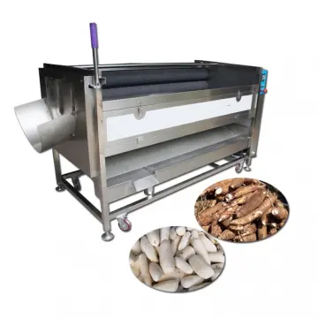 Roller Washing Vegetables Brush Peeling Washing Machine