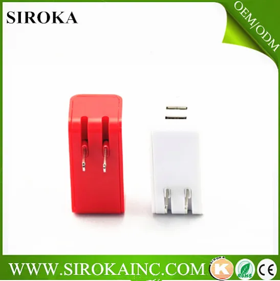 AC100-240V 2100ma us plug mobile dual usb home charger for tablet phone