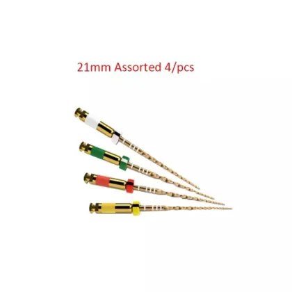 Gold Rotary Dental Files