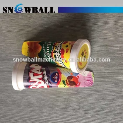 105ml printed ice cream paper callipo tube, ice lolly tube,squeeze tubes with lid for sale