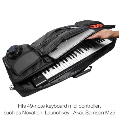 China OEM Portable Padded Instrument Gig Case MIDI Controller Bag for Keyboard