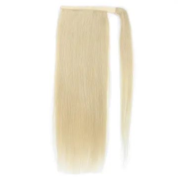80g 18inch Wholesale brazilian human cuticle aligned ponytail hair extension
