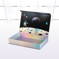 Custom Silver Holographic Paper Magnet Packaging Box