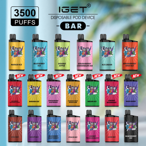 Iget Bar 3500 Puffs одноразовые 13 вкусов