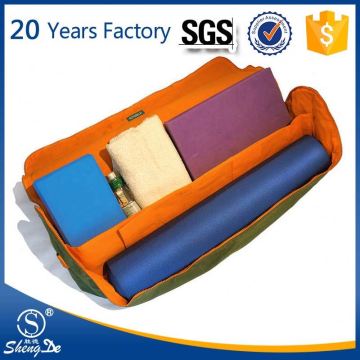 Shengde Wholesale Custom Design Printed Durable Adjustable Shoulder Strap High Quality Cotton Yoga Mat Bag