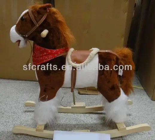 2014 new product Rocking Horse toys with IC sound and music China supplier