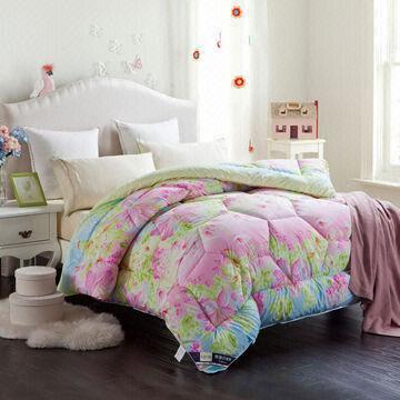 Duck down quilt, printed design