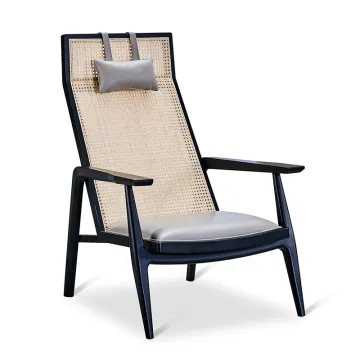 Antique Design Solid Wood Living Room Furniture Recliner Chair