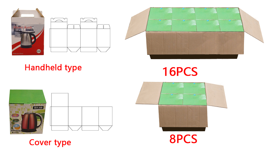 16 Pcs packing