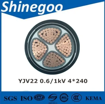 XLPE flame retardant electrical power cable 0.6/1kV