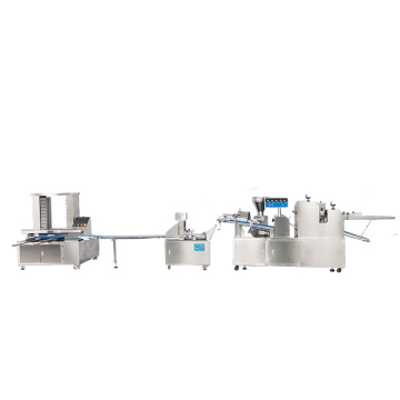Automatic Red Bean Paste and Egg Yolk Puff Pastry Bread Making Machine Line