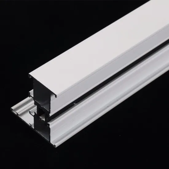 White Powder Coated Thermal Break Extruded Aluminium Profile
