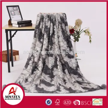 shade stripe animals skin PV fake fur blanket