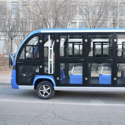 11-seat four-row electric sightseeing car