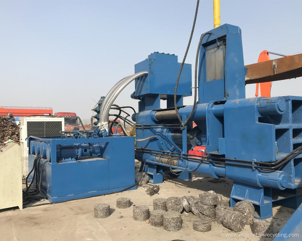 CE Horizontal Automatic Steel Turnings Briquette Machine