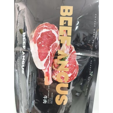 Pochette sous vide à trois joints latéraux pour bœuf frais