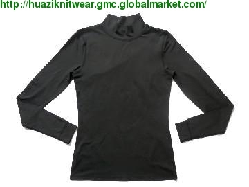 EA  mens thermal ls mock neck top